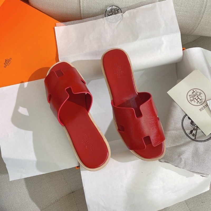 Hermes Platform Slippers 