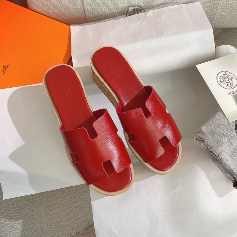 Hermes Platform Slippers 