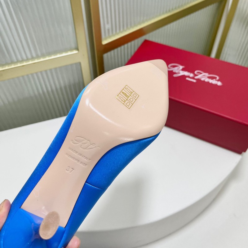 Roger Vivier Bouquet Strass Buckle Heels