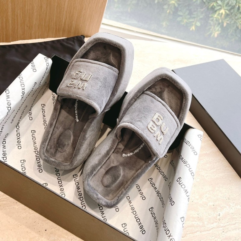 Alexander Wang Platform Slippers