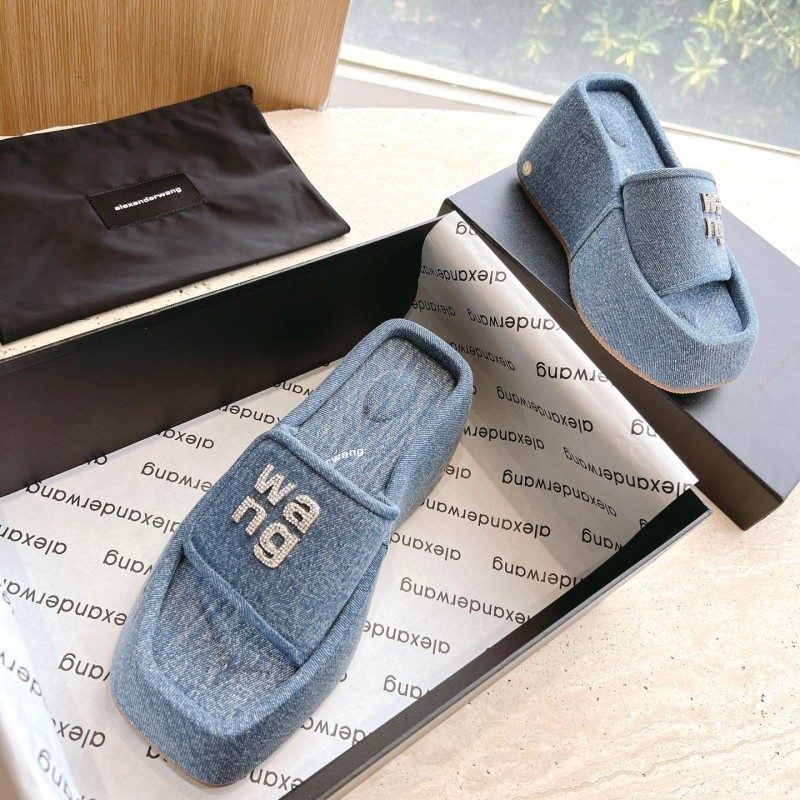 Alexander Wang Platform Slippers