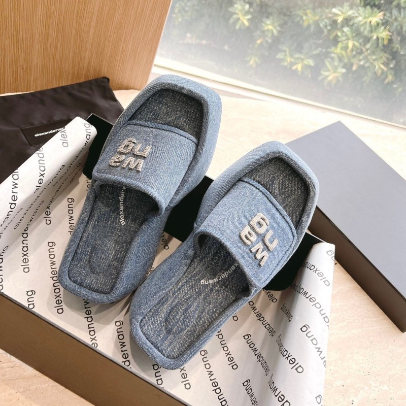 Alexander Wang Platform Slippers