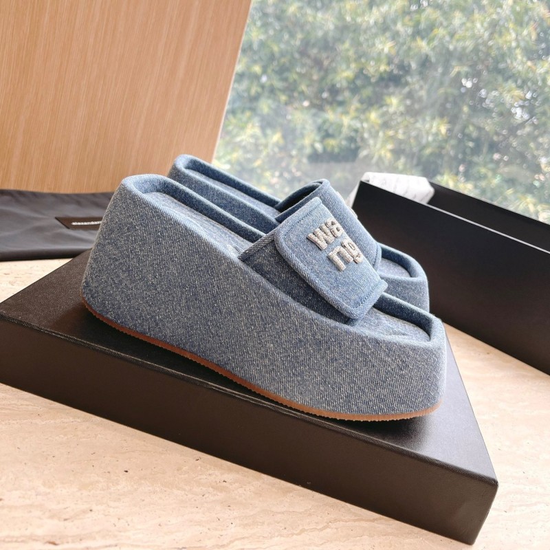 Alexander Wang Platform Slippers