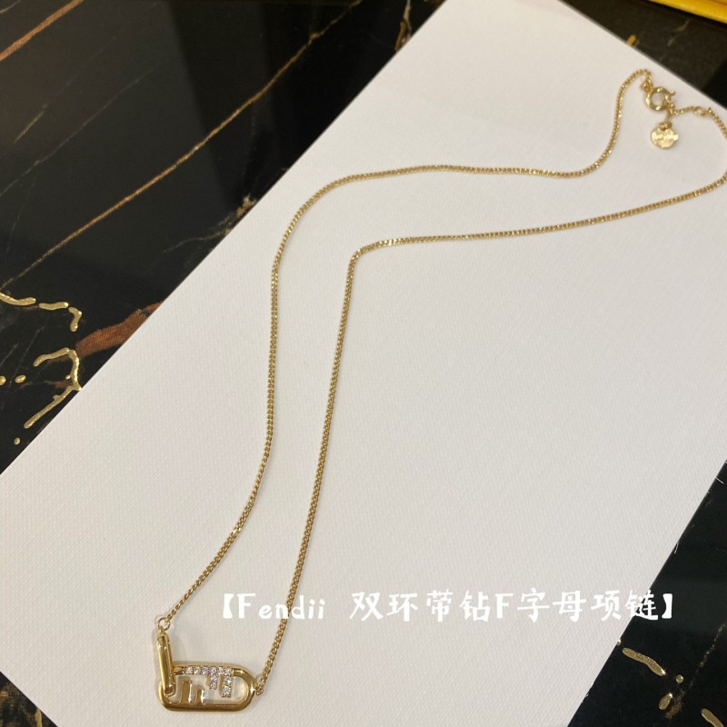 Fendi Necklace / Earrings 