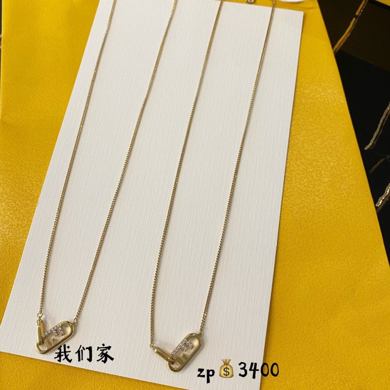 Fendi Necklace / Earrings 