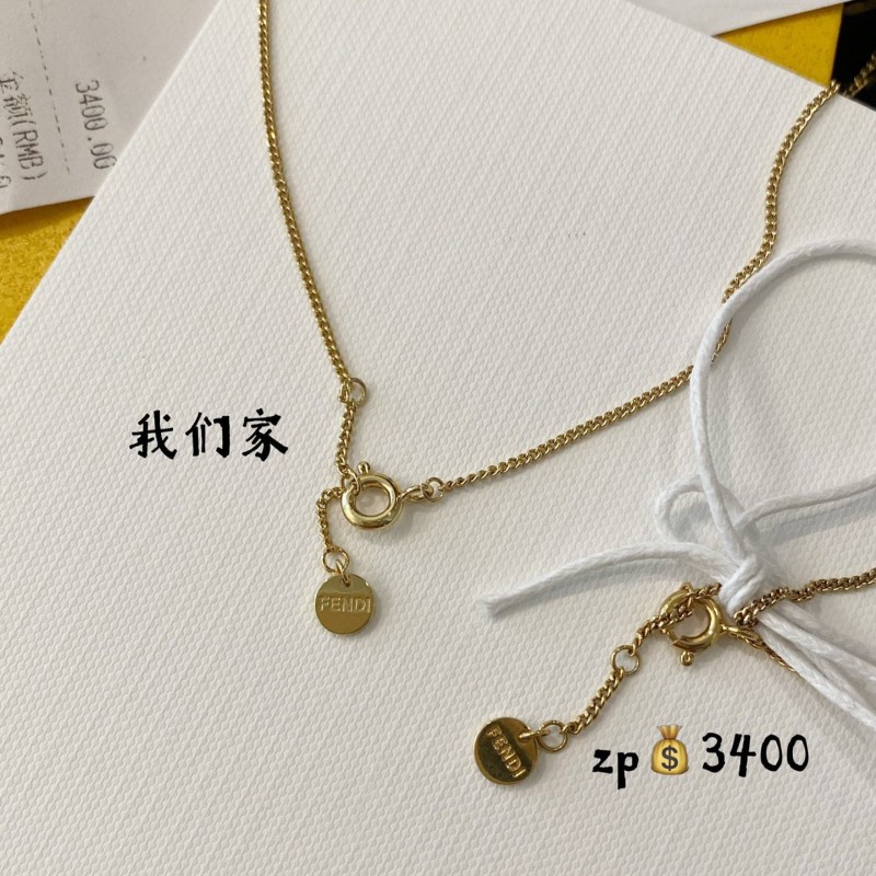 Fendi Necklace / Earrings 