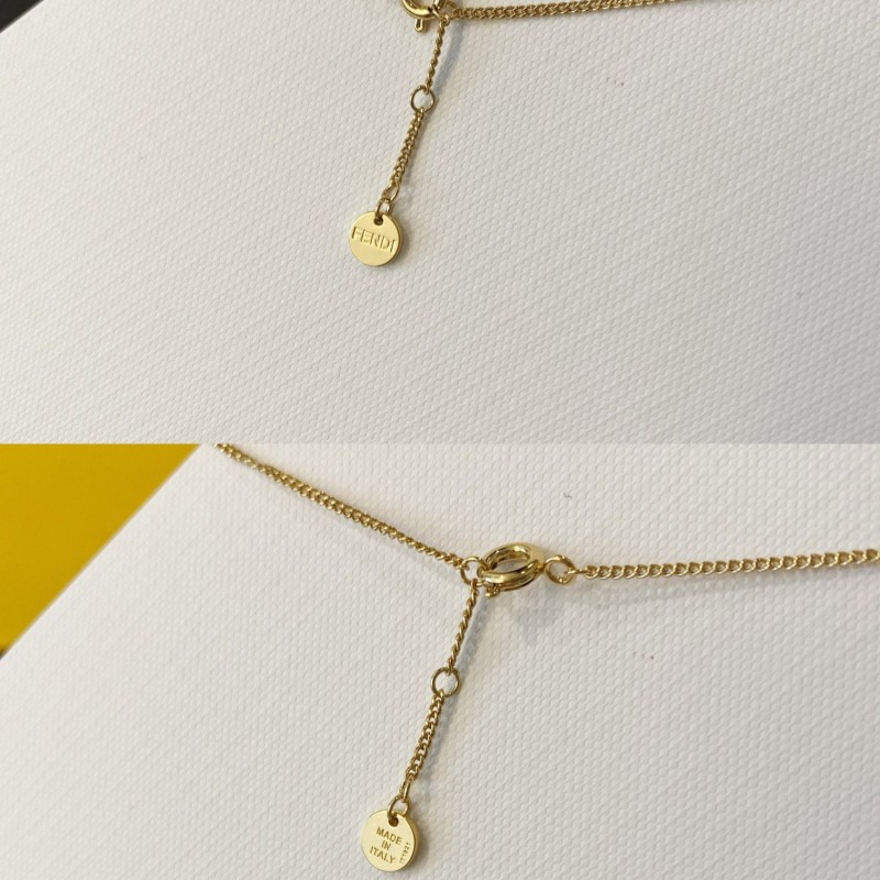 Fendi Necklace / Earrings 