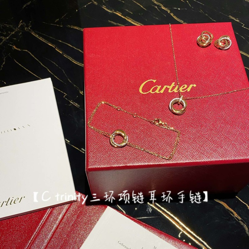 Cartier Necklace / Bracelet / Earrings