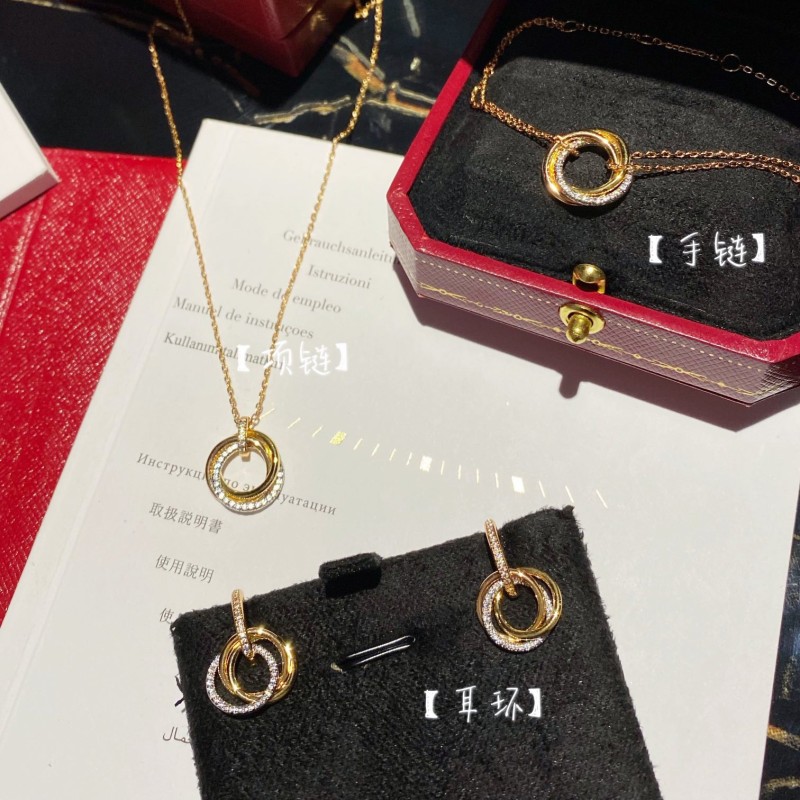 Cartier Necklace / Bracelet / Earrings