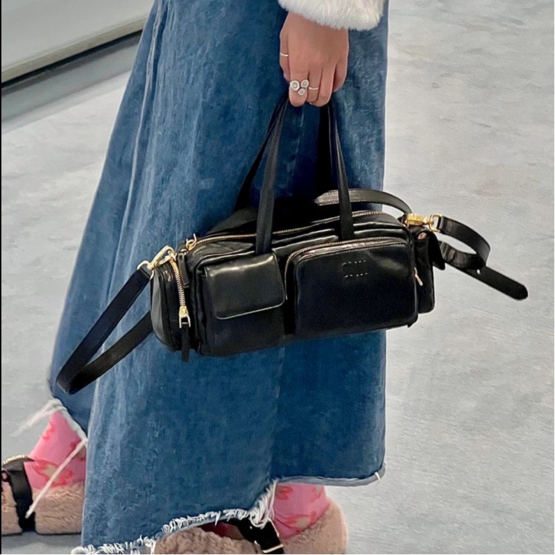 MiuMiu Nappa Pocket Hobo