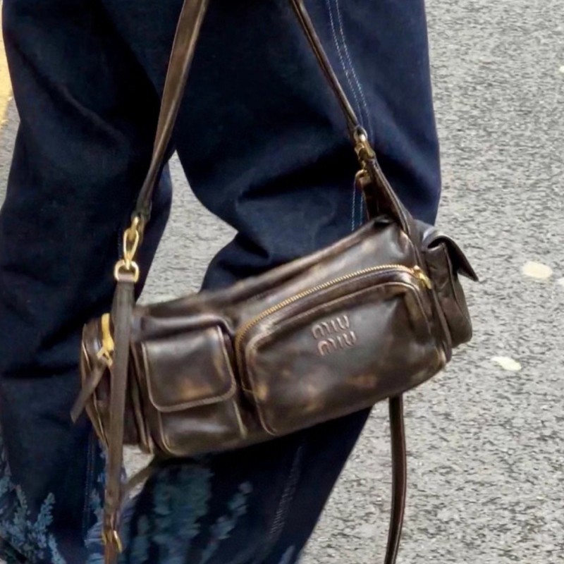 MiuMiu Nappa Pocket Hobo