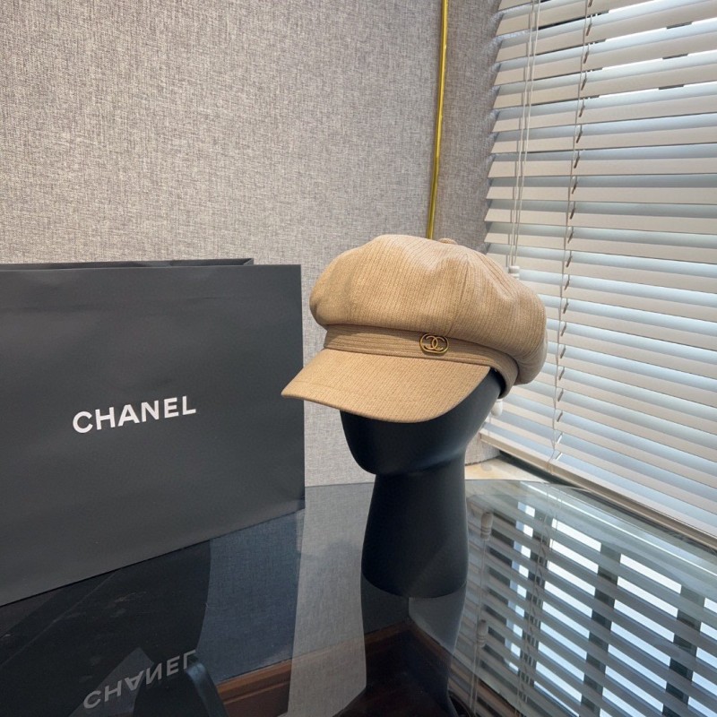 Chanel Newsboy Hat