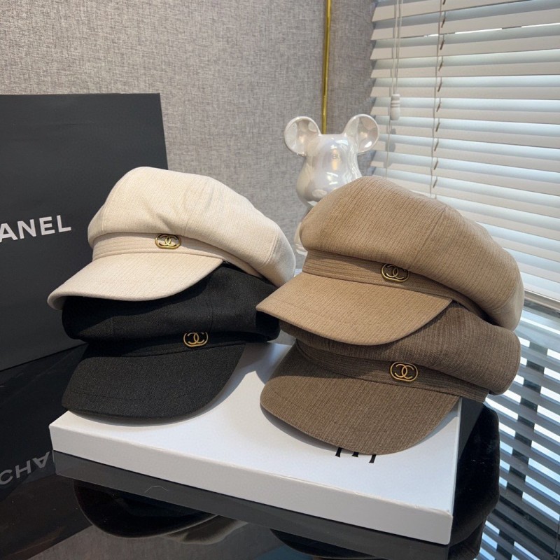 Chanel Newsboy Hat