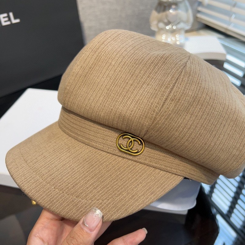 Chanel Newsboy Hat
