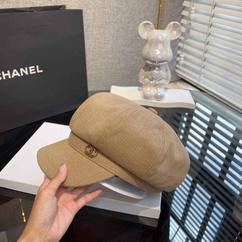 Chanel Newsboy Hat