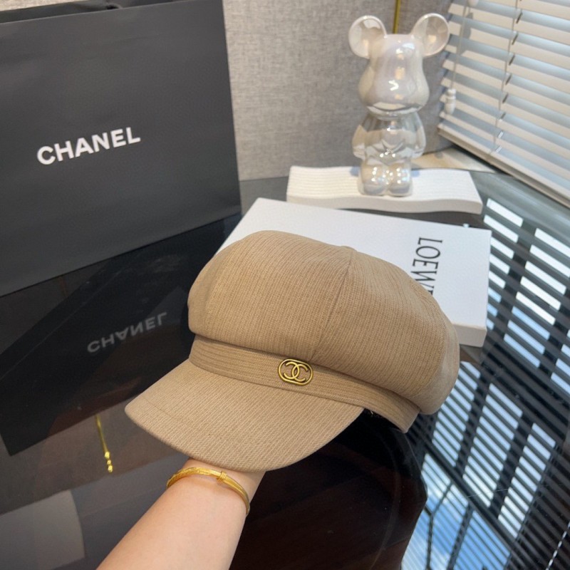 Chanel Newsboy Hat
