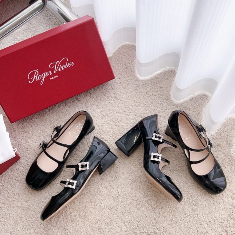 Roger Vivier Tres Mini Babies Mary Jane Shoes