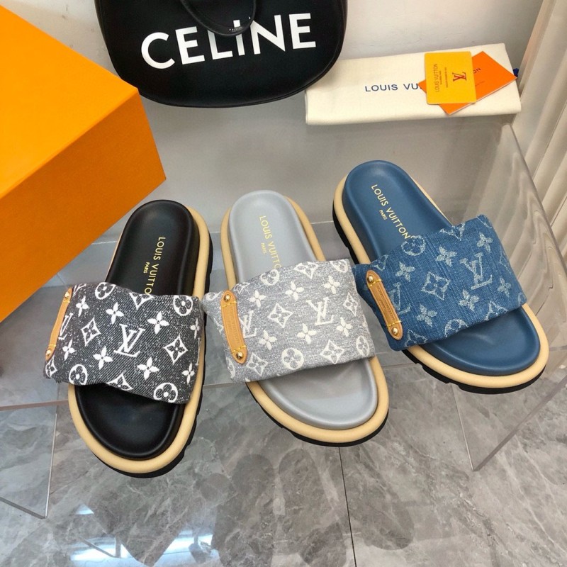 LV 2024SS Unisex Slipper