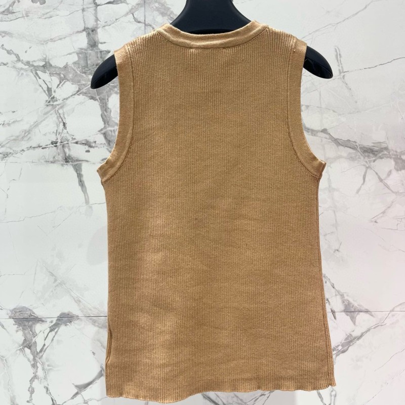 Prada V Collar Zipper Singlet