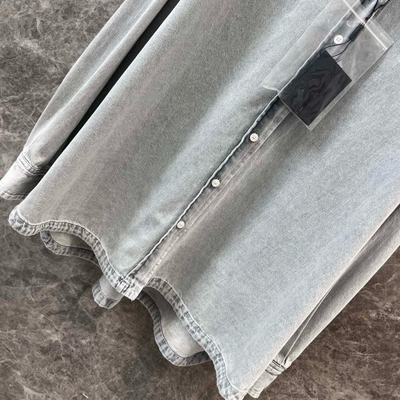 Prada Denim Long Sleeves Shirt