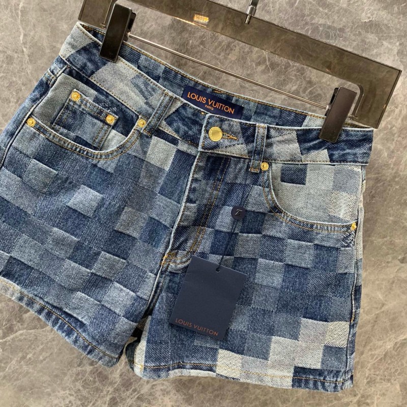 LV Denim Shorts