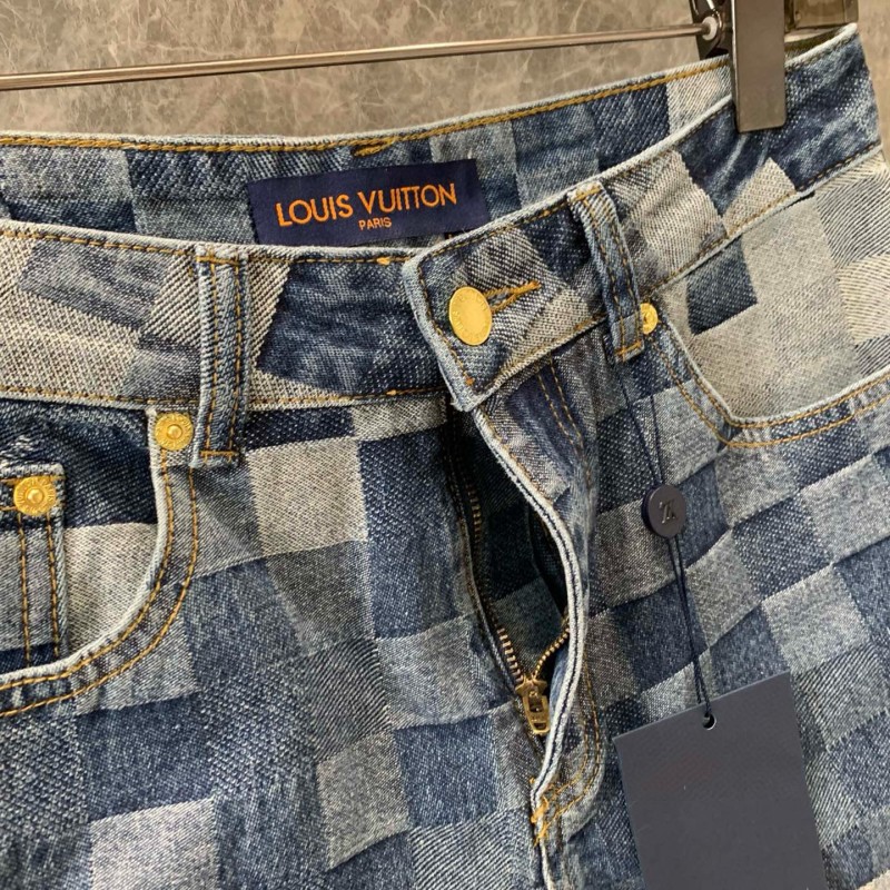 LV Denim Shorts