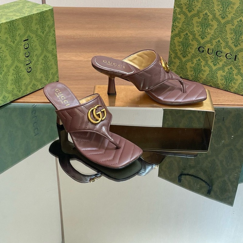 Gucci Heels Thong Sandals