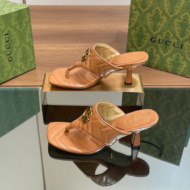 Gucci Heels Thong Sandals