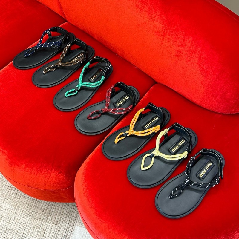 MiuMiu Thong Sandals