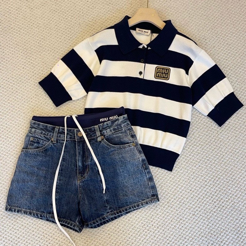 MiuMiu Denim Shorts
