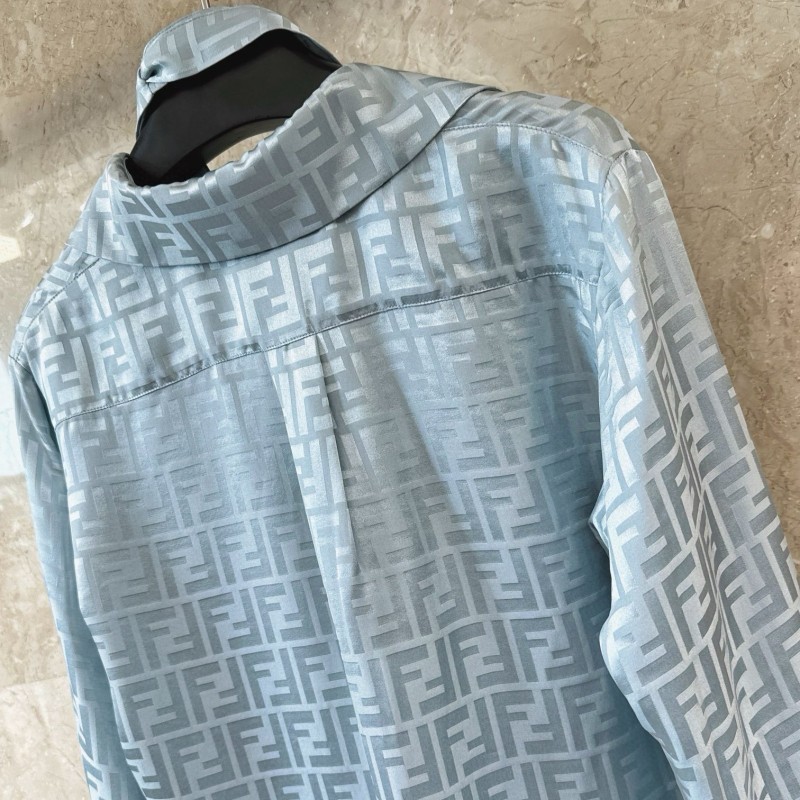 Fendi Silk Long Sleeves Shirt