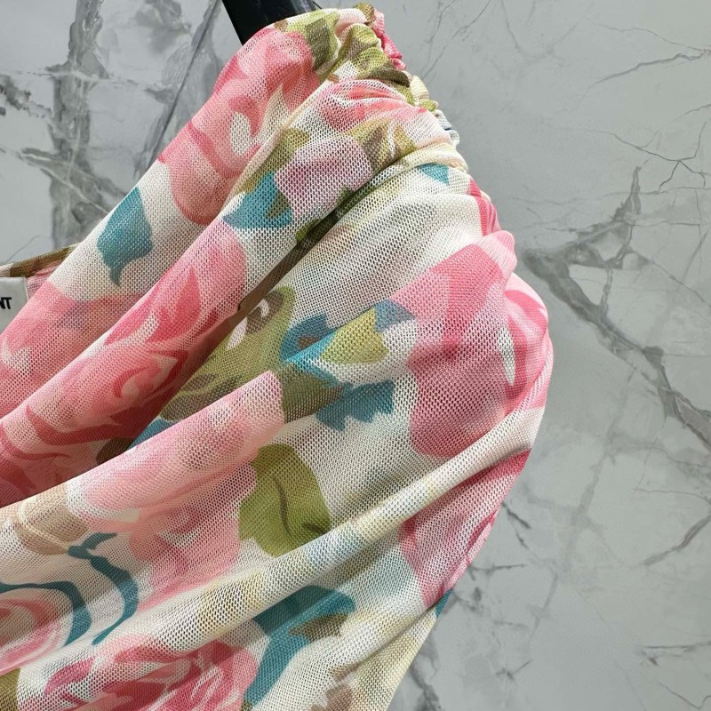 YSL One Shoulder Skirts