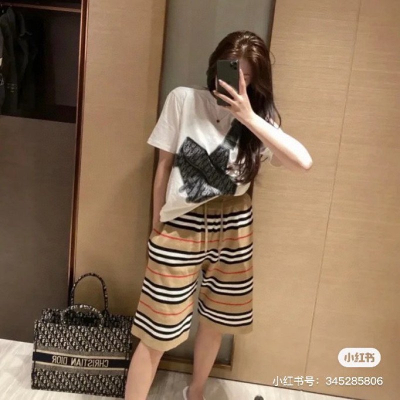 Burberry Unisex Wool Shorts