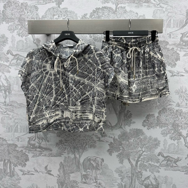 Dior Hoodie & Shorts