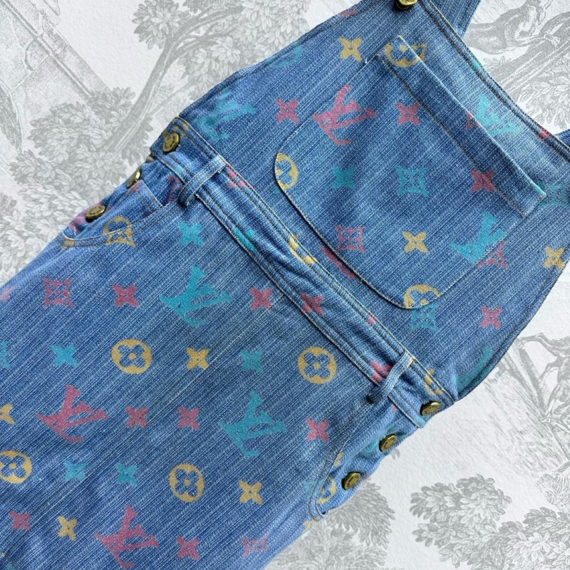 LV Denim Jumpsuit