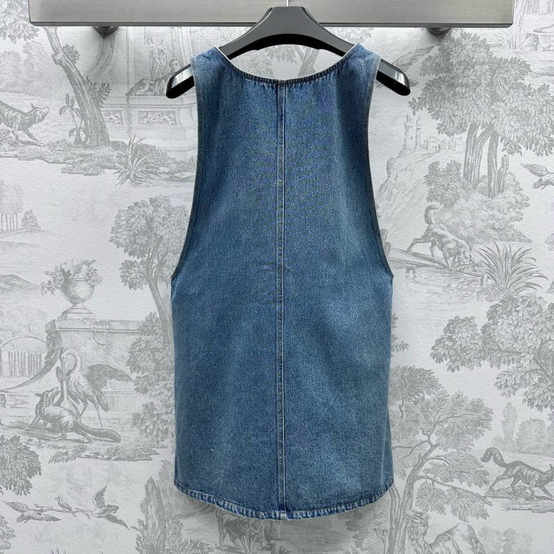 Celine Denim Singlet Dress