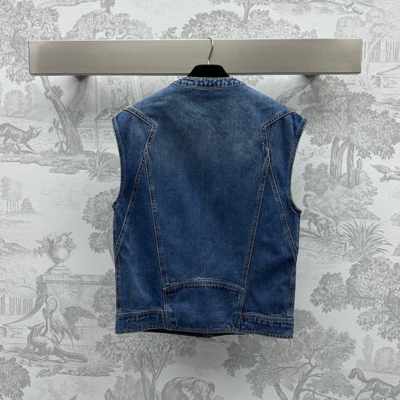 Chanel Denim Vest & Shorts Set