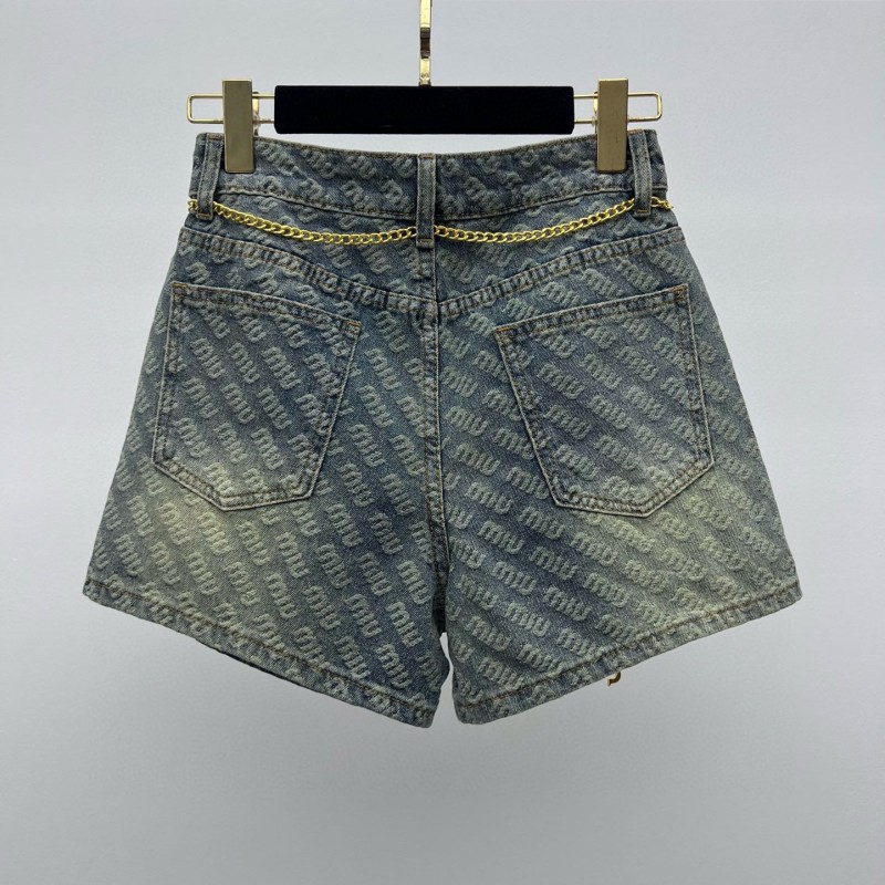 MiuMiu Denim Shorts