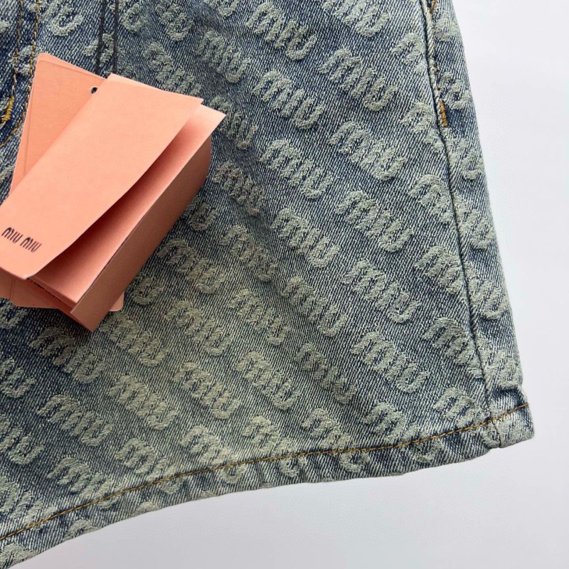 MiuMiu Denim Shorts