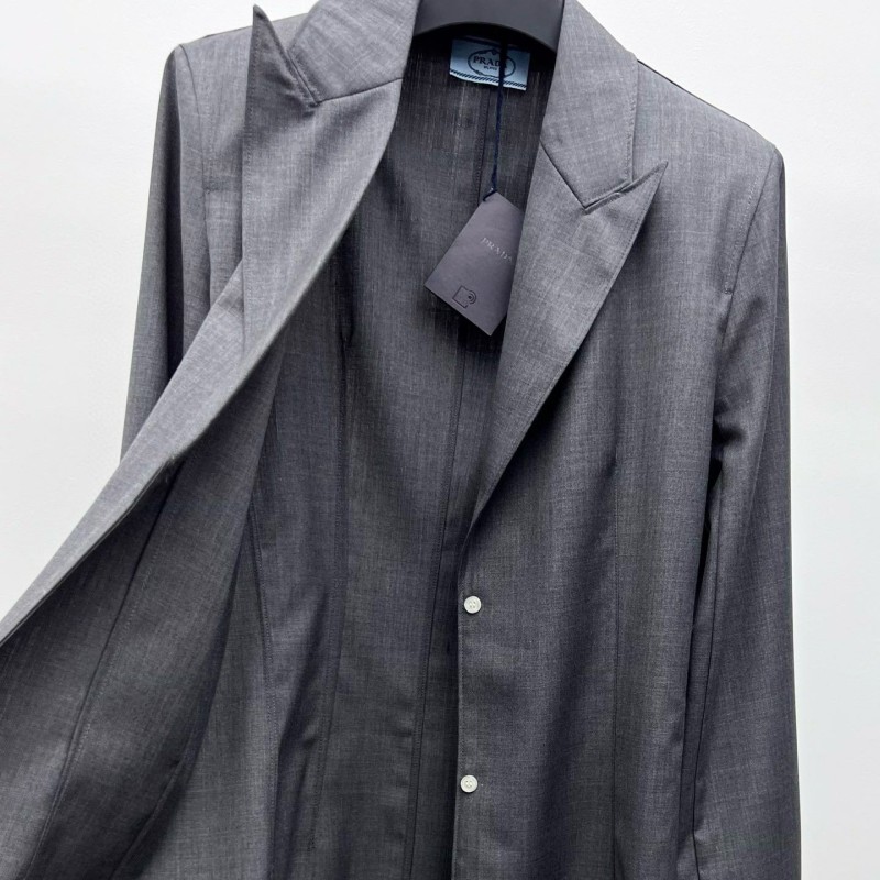 Prada Coat & Shorts Set