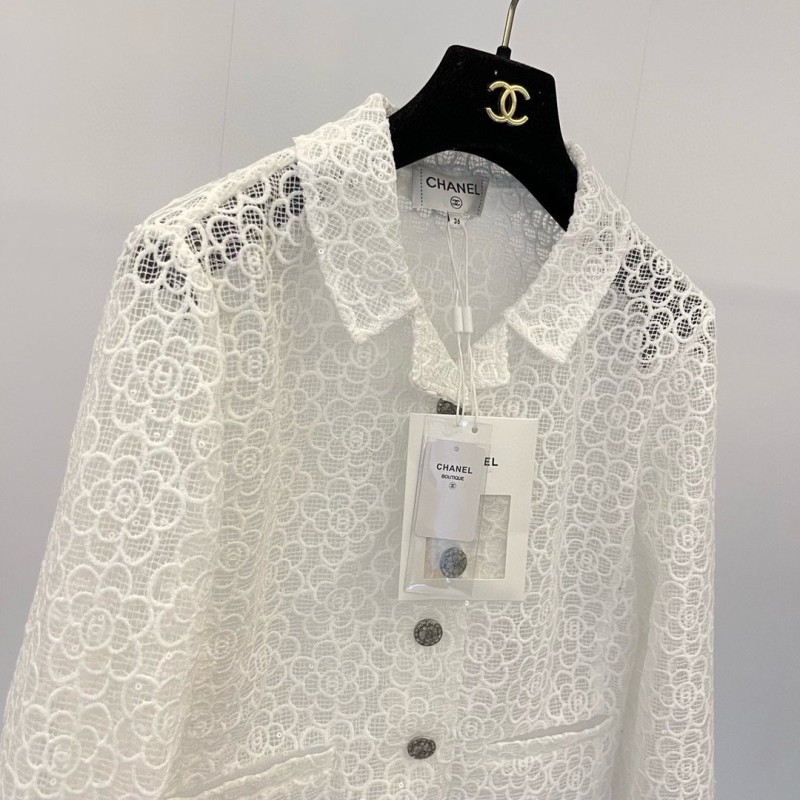 Chanel Hollow Knit Cardigan