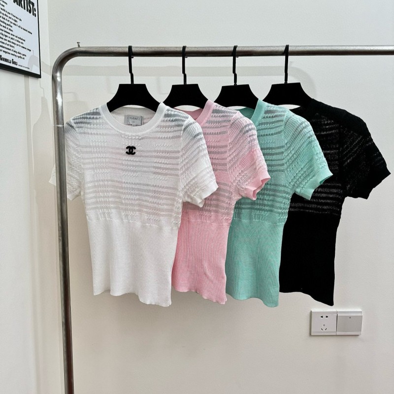 Chanel Hollow Knit Tee