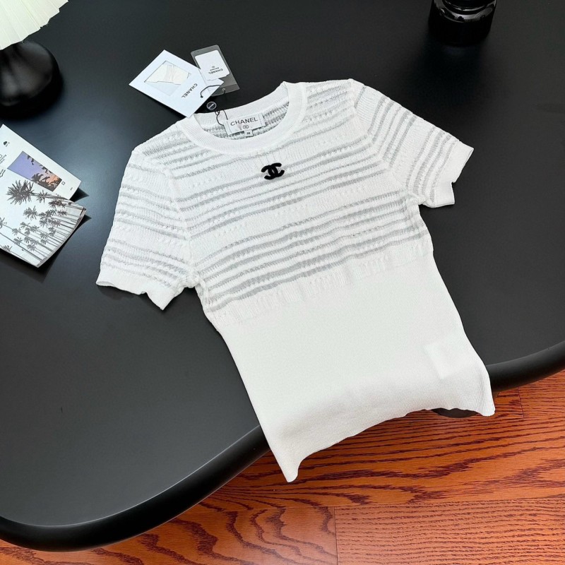 Chanel Hollow Knit Tee