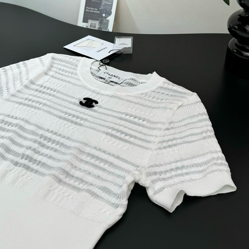 Chanel Hollow Knit Tee