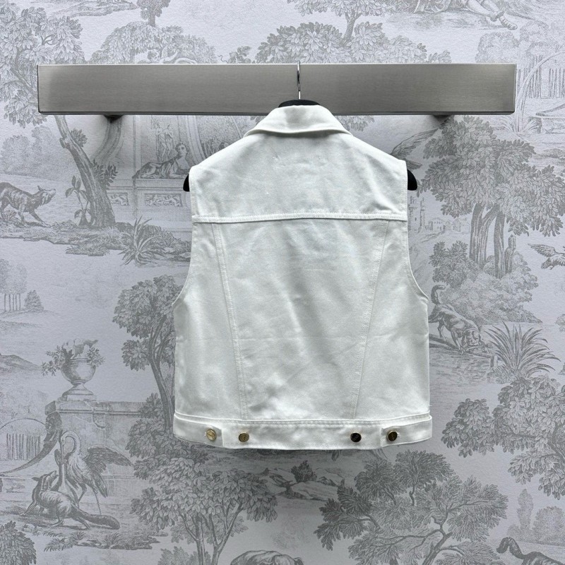 Fendi Denim Vest & Skirts