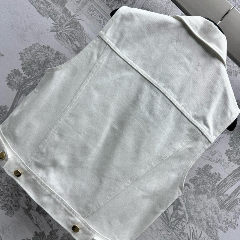 Fendi Denim Vest & Skirts