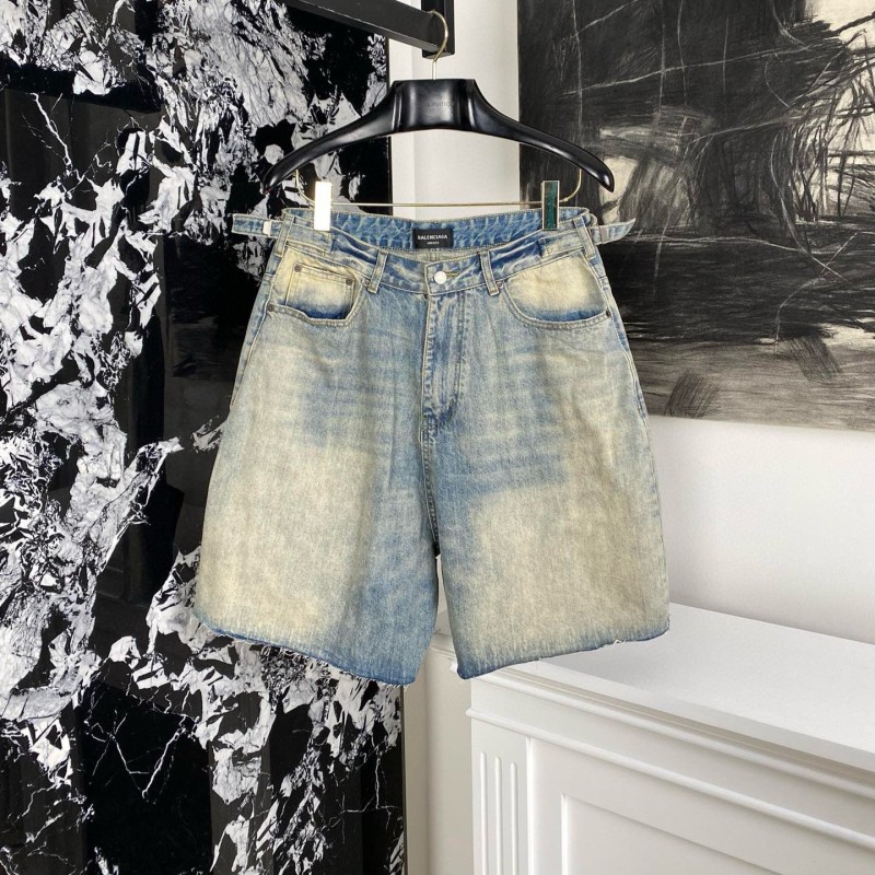 Balenciaga Unisex Denim Shorts