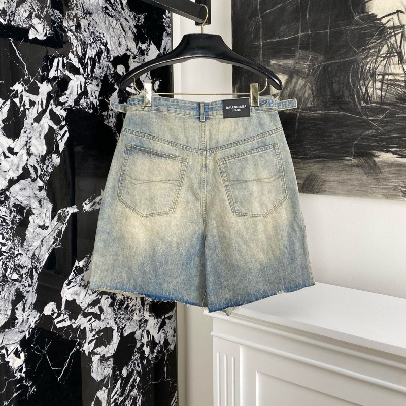 Balenciaga Unisex Denim Shorts