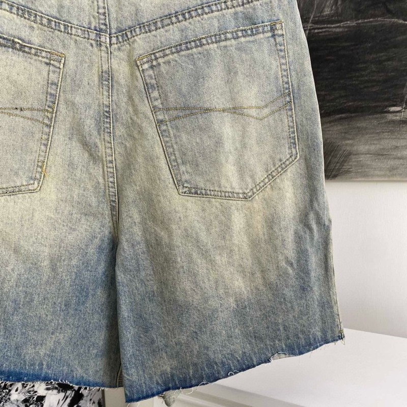 Balenciaga Unisex Denim Shorts