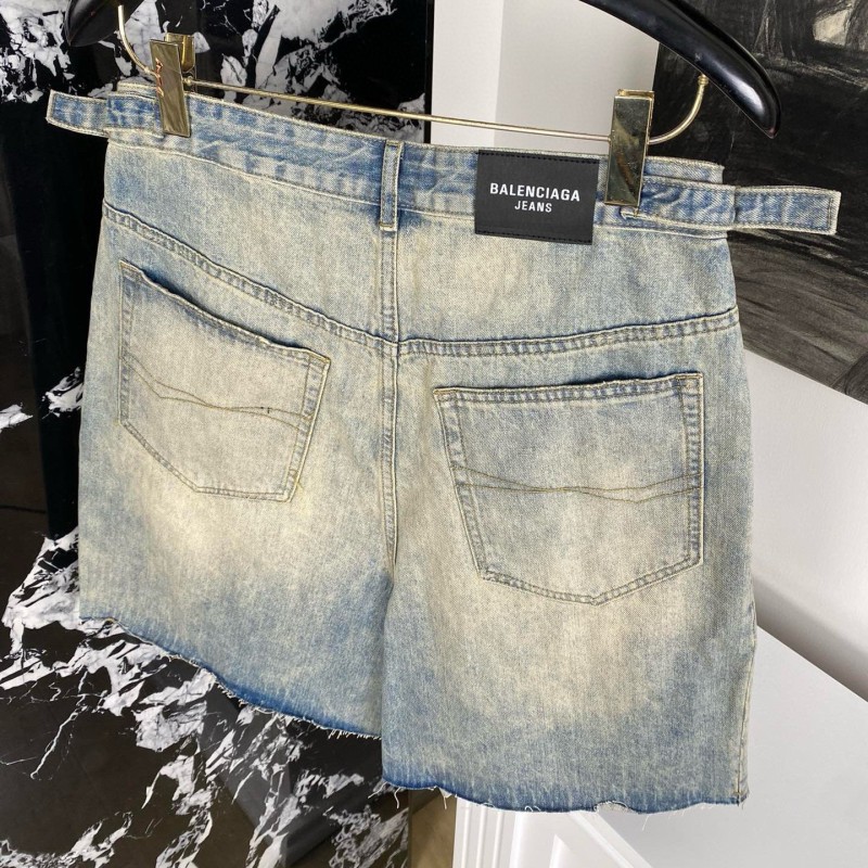 Balenciaga Unisex Denim Shorts